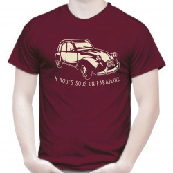 Tee shirt 4 roues sous un...