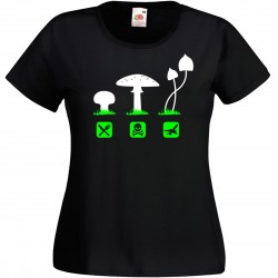 Tee shirt femme champignons