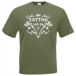 Tee shirt Tattoo ink up...