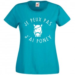 Tee shirt femme Je peux pas...