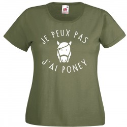 Tee shirt femme Je peux pas...