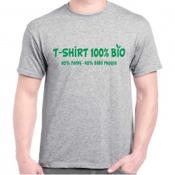 Tee shirt 100% Bio - 60%...