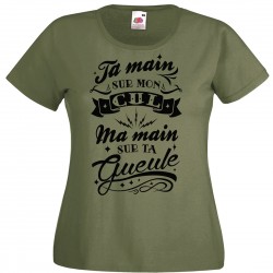 Tee shirt femme: TA MAIN...