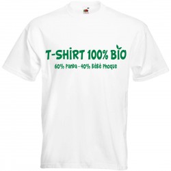 Tee shirt 100% Bio - 60%...