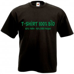 Tee shirt 100% Bio - 60%...