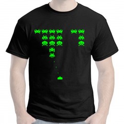 Tee shirt Space Invaders Army
